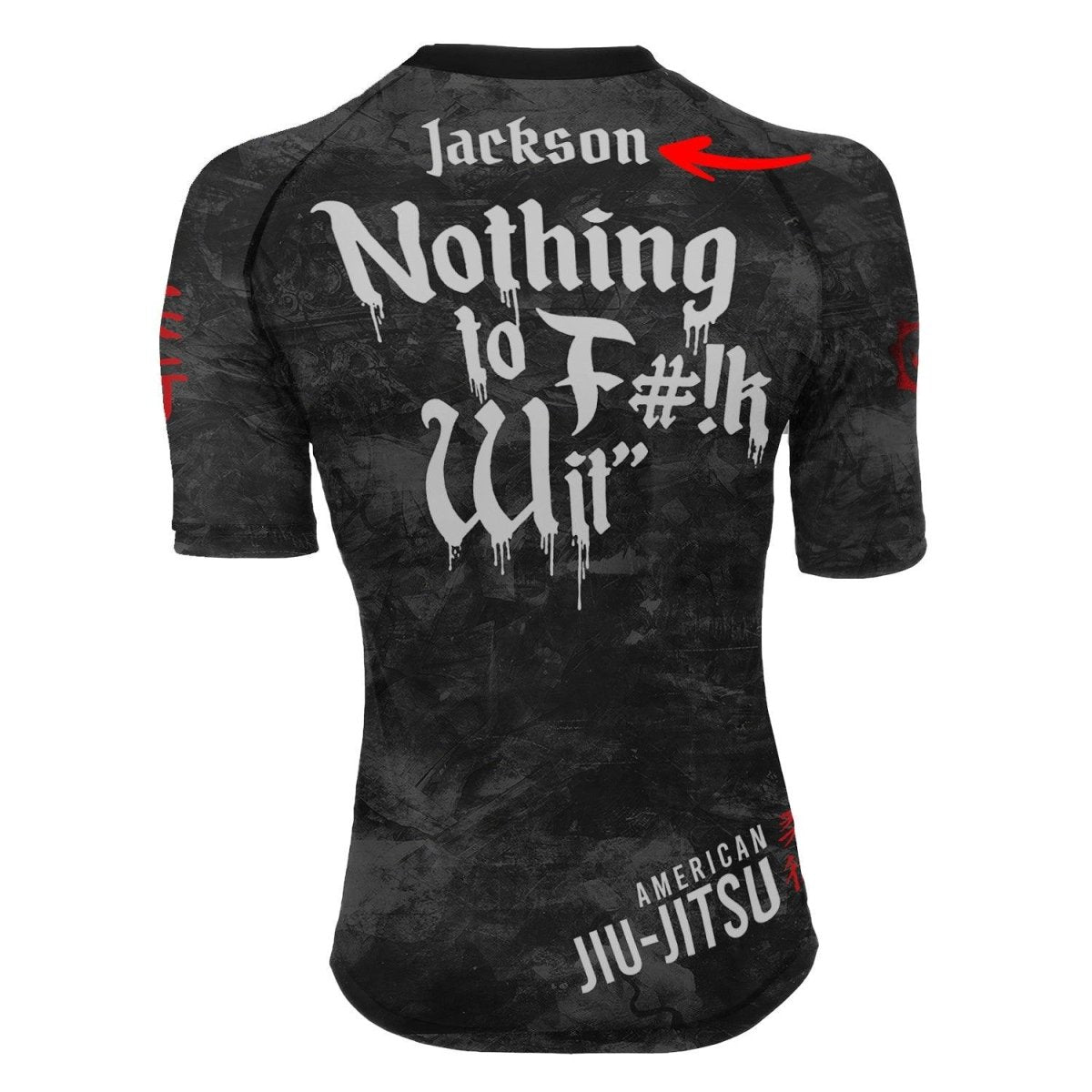 Personalized Painting American Flag Women's Short Sleeve Rash Guard - BattleFitGear