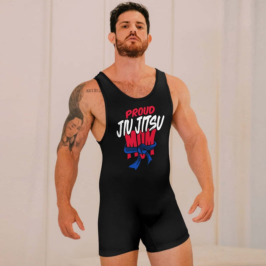 Proud Jiu - Jitsu Mom Wrestling Singlets - BattleFitGear
