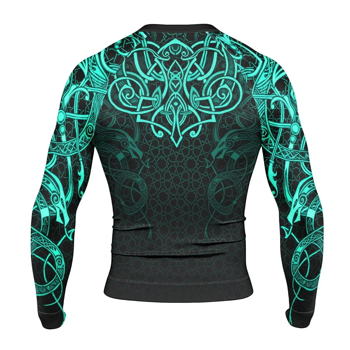 Viking Jormungandr Long Sleeve Rash Guard - BattleFitGear