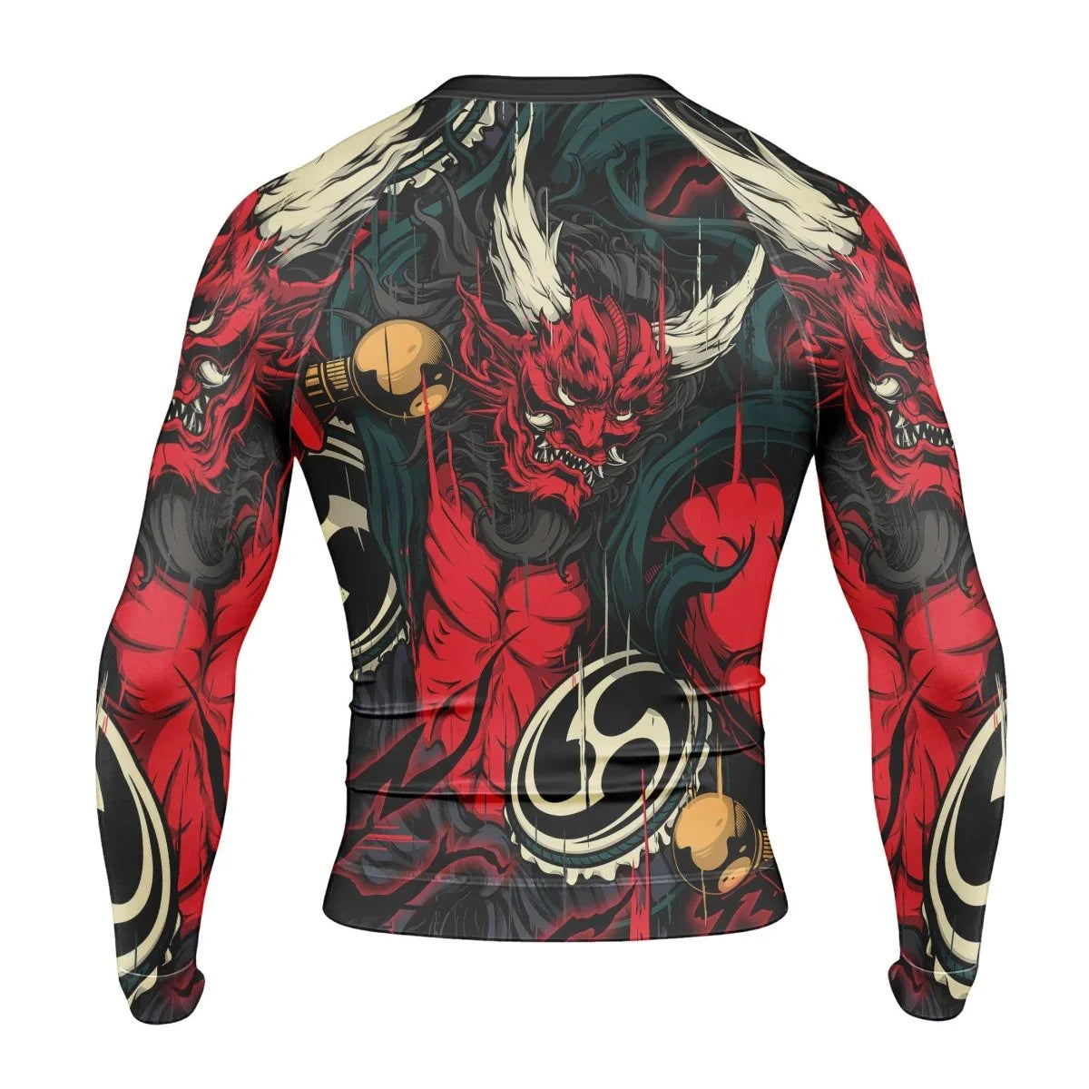 Raijin God Long Sleeve Rash Guard - BattleFitGear