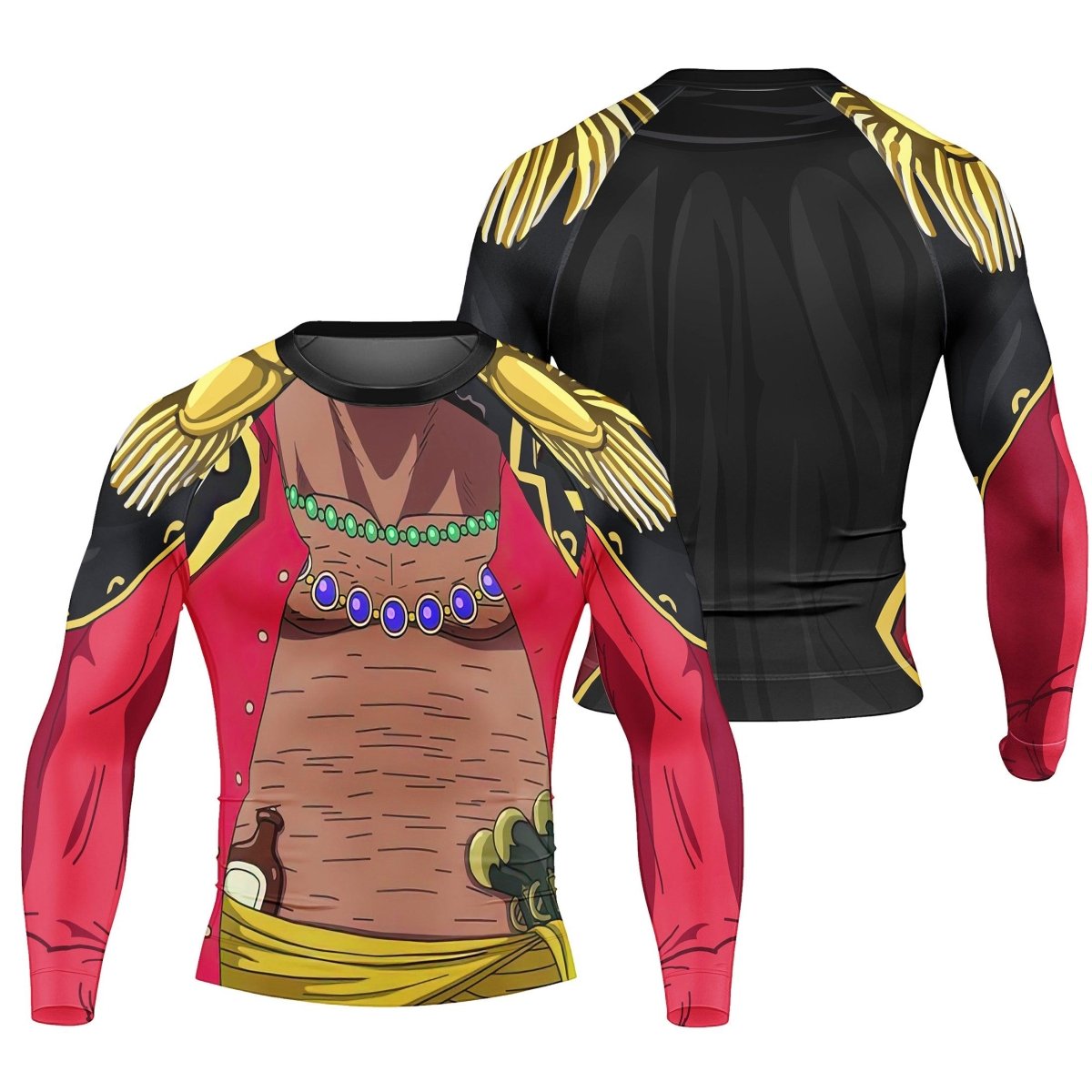 Teach One Piece Rash Guard | Blackbeard Compression Shirt