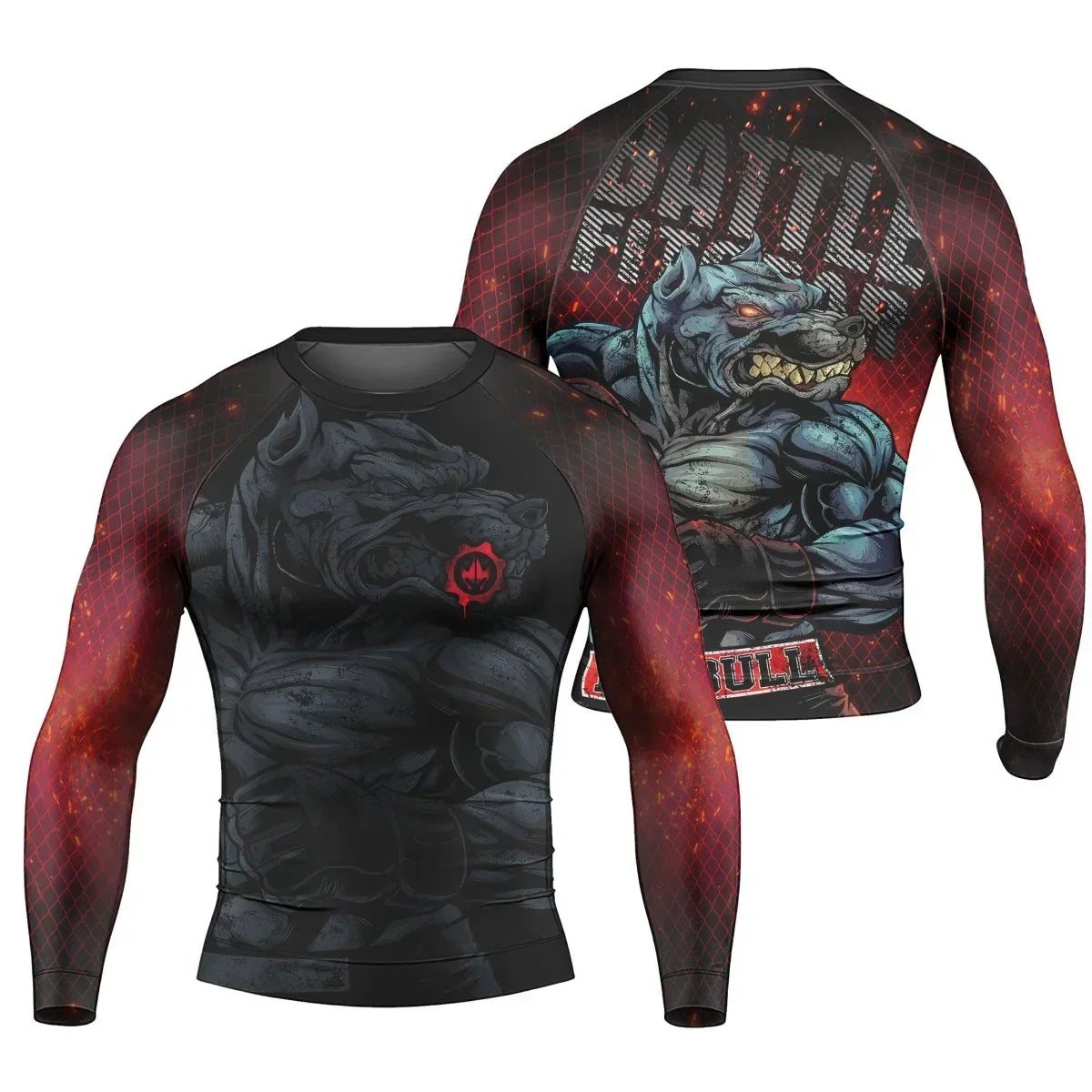 Angry Pitbull Men's Short Sleeve Shirt