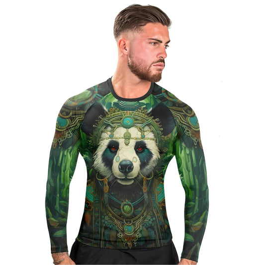 Native Panda Men's Long Sleeve Rash Guard