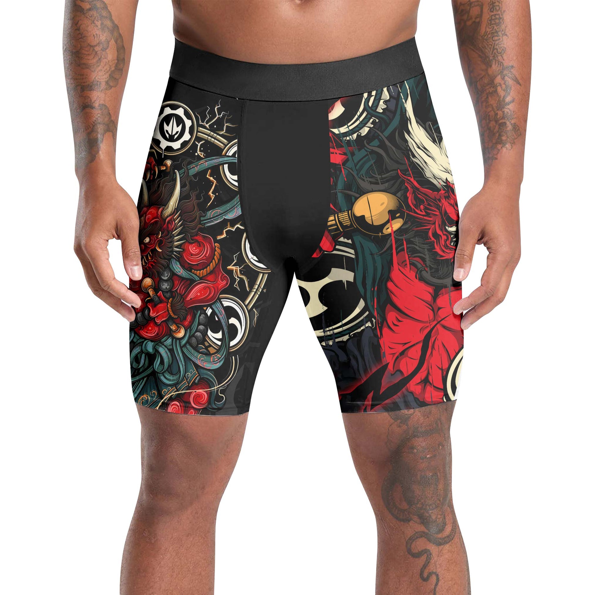 Raijin God Compression Shorts