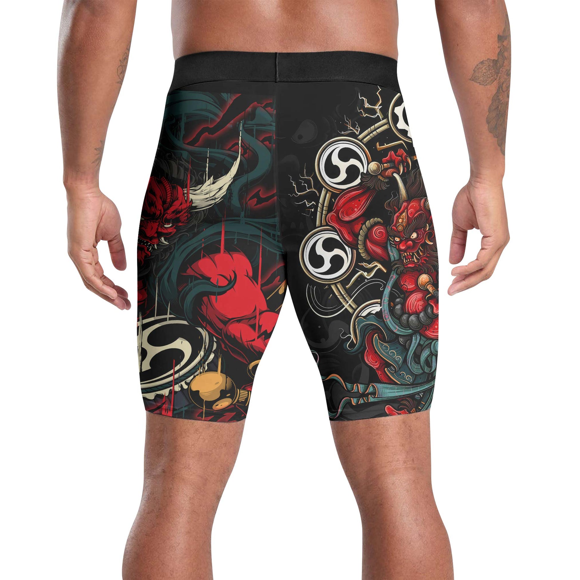 Raijin God Compression Shorts