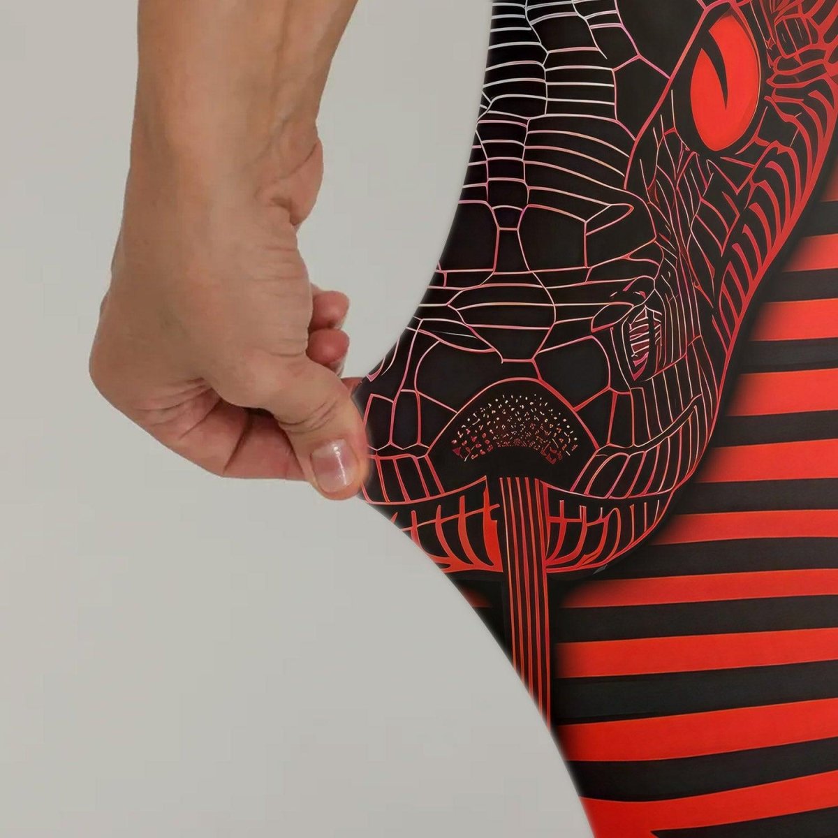 Red Eyes Snake Leggings - BattleFitGear