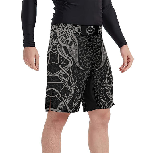 Fenrir Tattoo Viking Fight Shorts