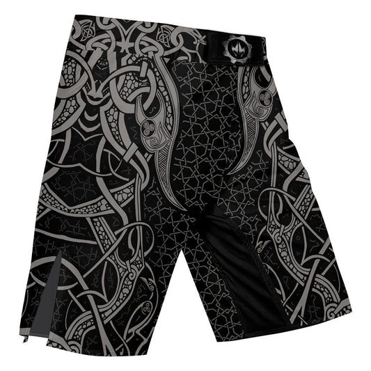 Fenrir Tattoo Viking Fight Shorts