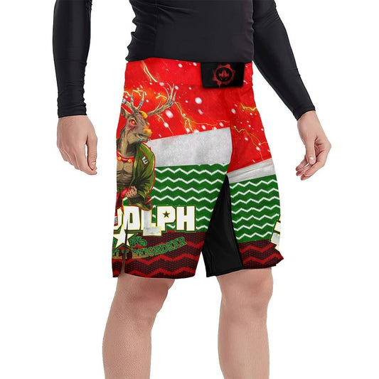 Hu - Dolph Christmas Fight Shorts - BattleFitGear