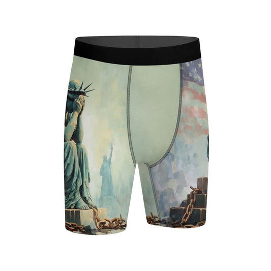 Sadness Liberty Compression Shorts - BattleFitGear