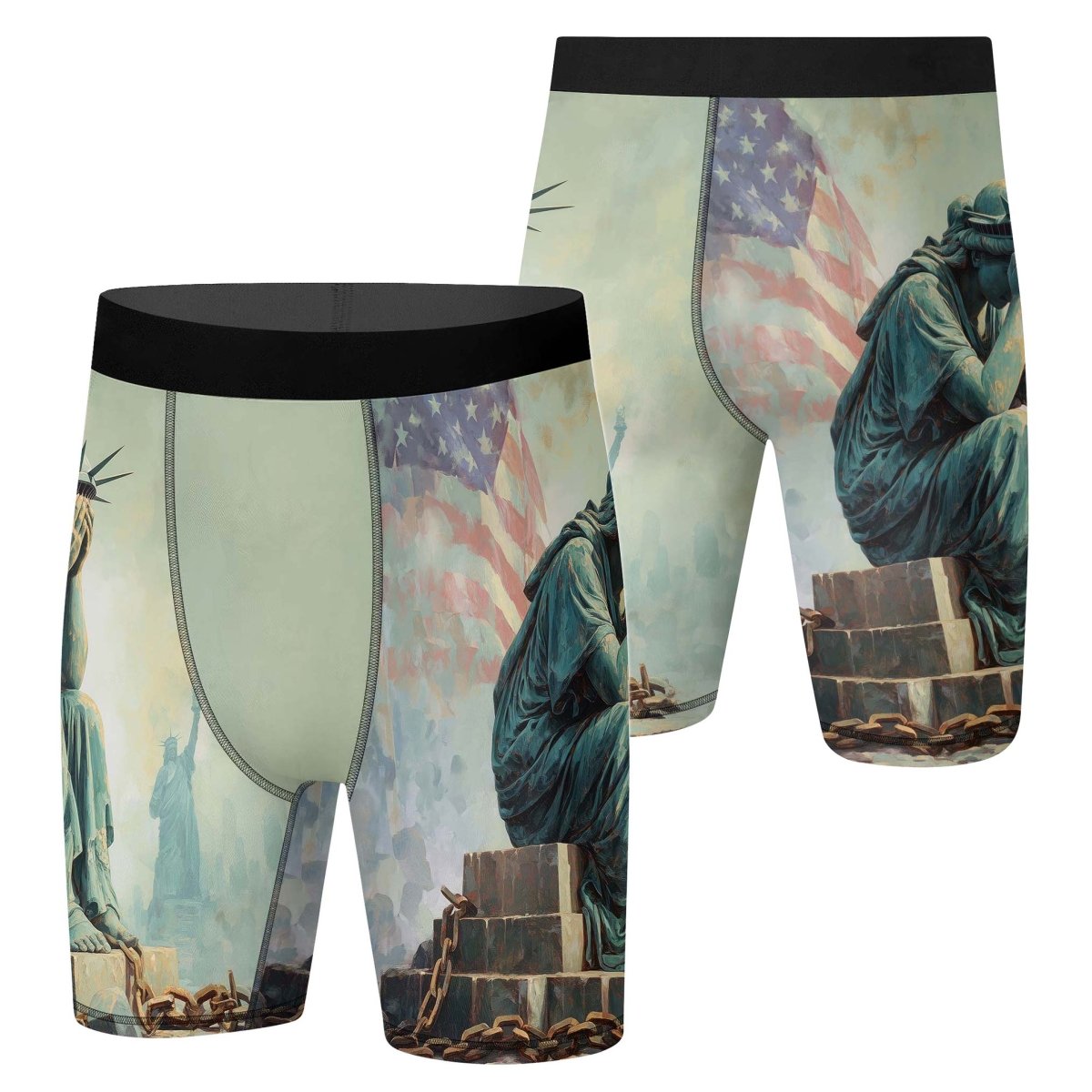 Sadness Liberty Compression Shorts - BattleFitGear
