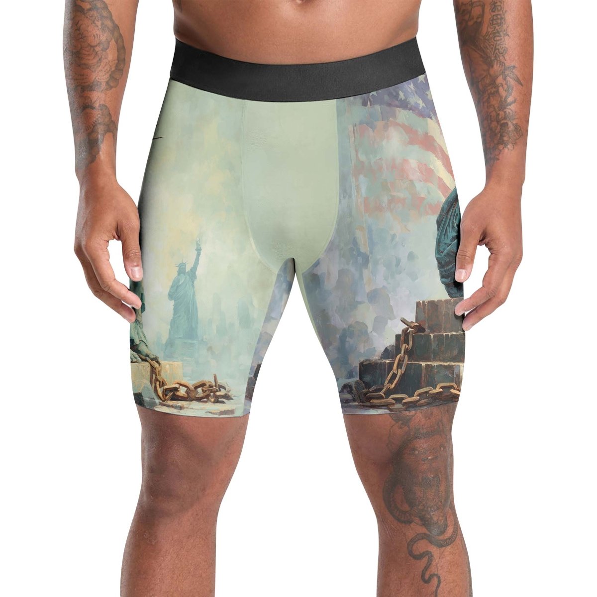 Sadness Liberty Compression Shorts - BattleFitGear