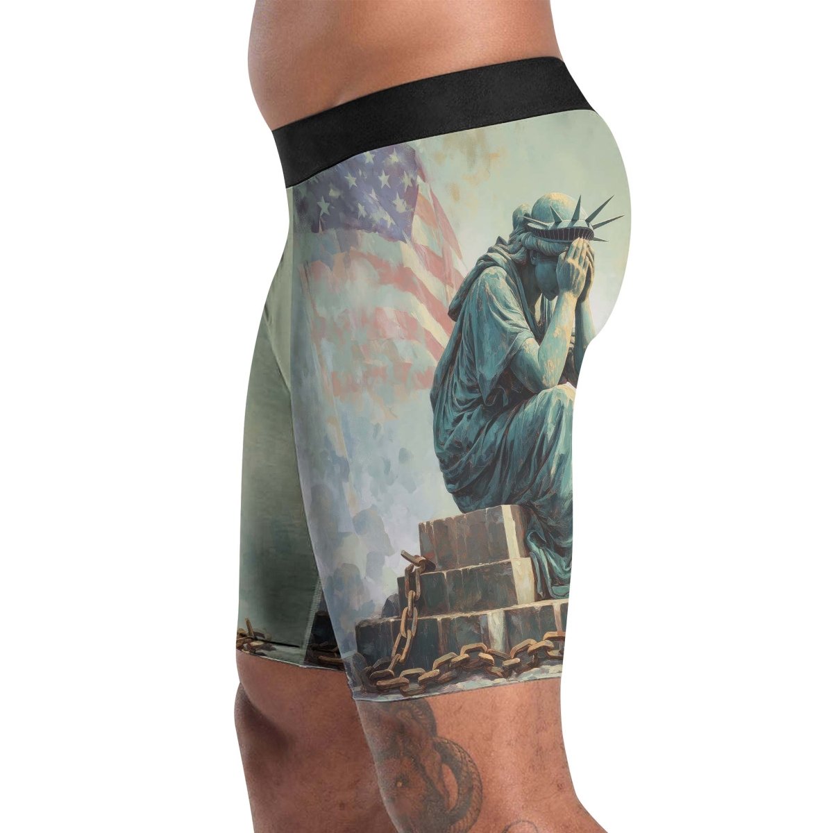 Sadness Liberty Compression Shorts - BattleFitGear