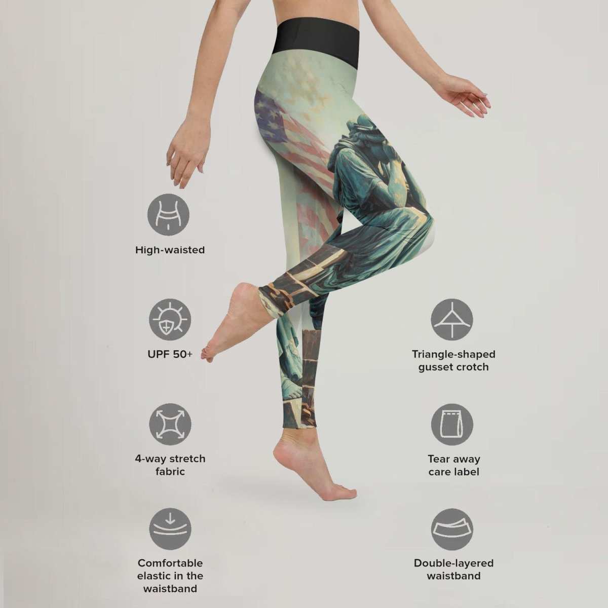 Sadness Liberty Leggings - BattleFitGear