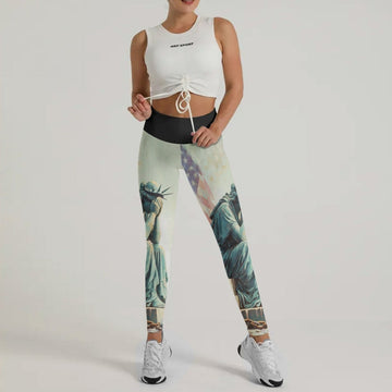 Sadness Liberty Leggings - BattleFitGear