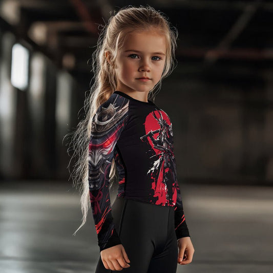 Samurai of War Kids Rash Guard - BattleFitGear