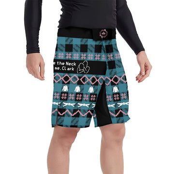 Save The Neck For Me Fight Shorts - BattleFitGear