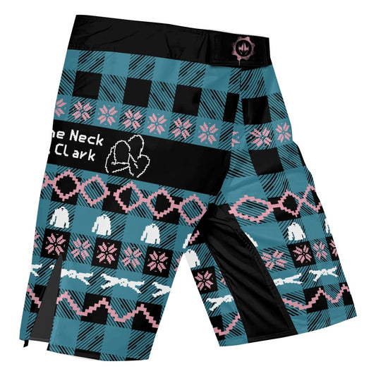 Save The Neck For Me Fight Shorts - BattleFitGear