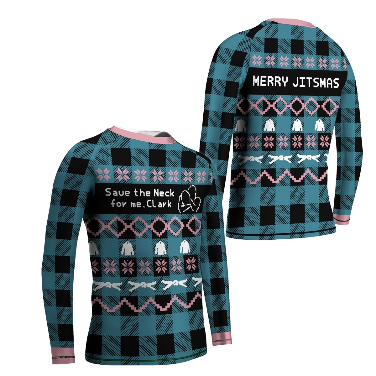 Save The Neck For Me Kids Rash Guard - BattleFitGear