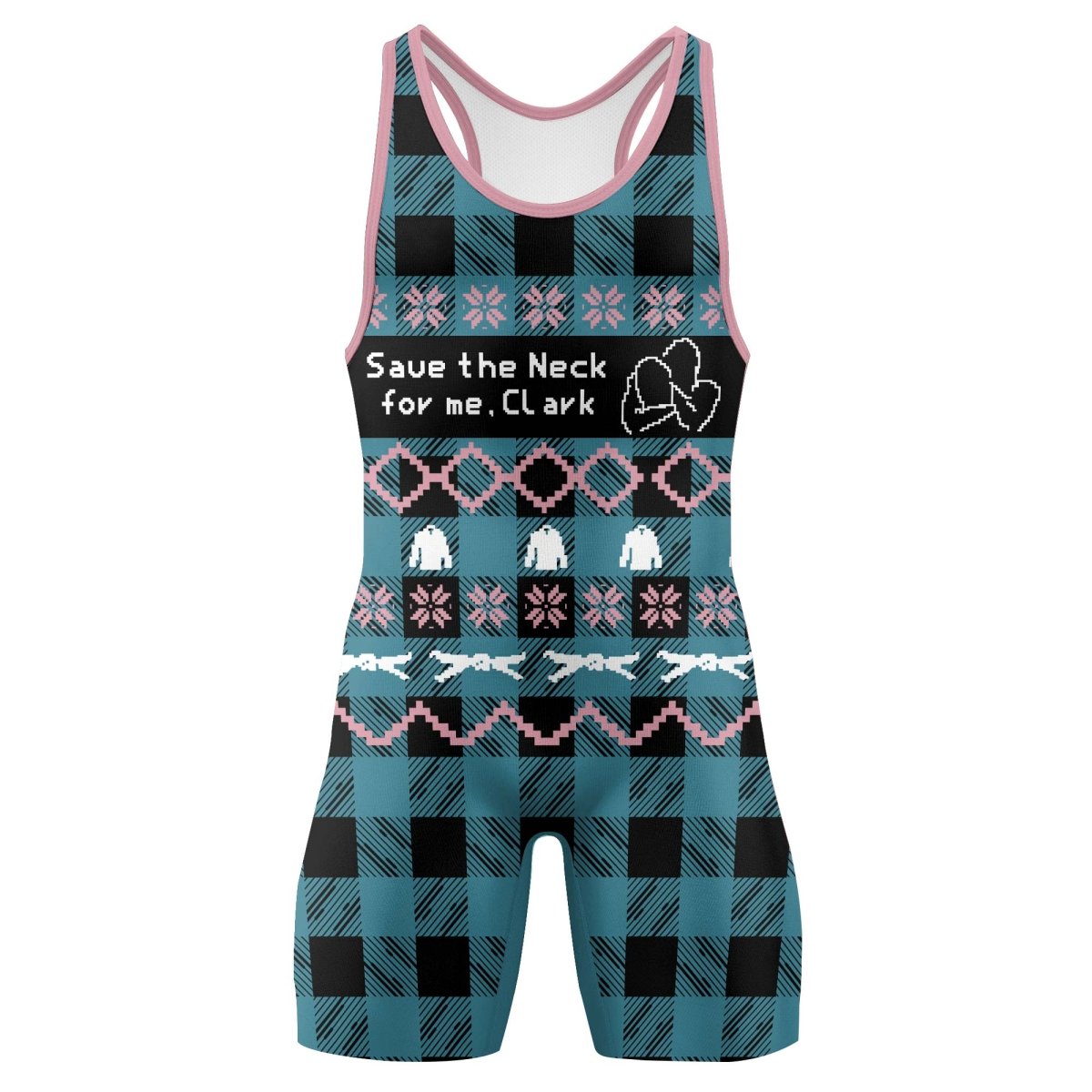 Save The Neck For Me Wrestling Singlets - BattleFitGear