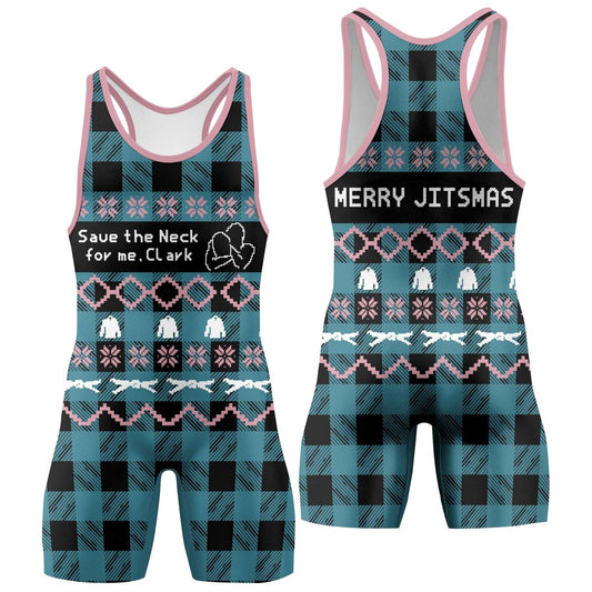 Save The Neck For Me Wrestling Singlets - BattleFitGear