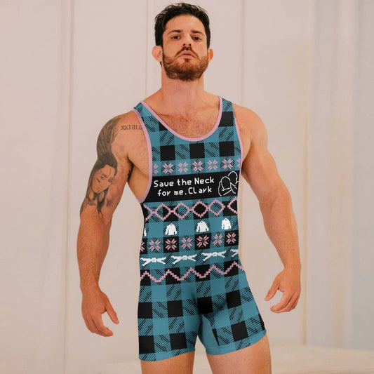 Save The Neck For Me Wrestling Singlets - BattleFitGear