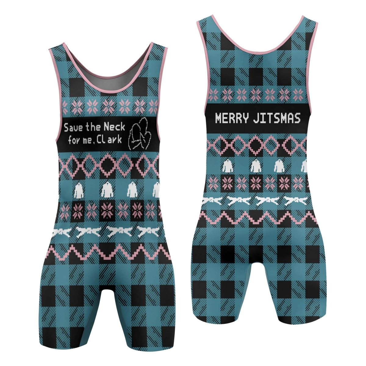 Save The Neck For Me Wrestling Singlets - BattleFitGear