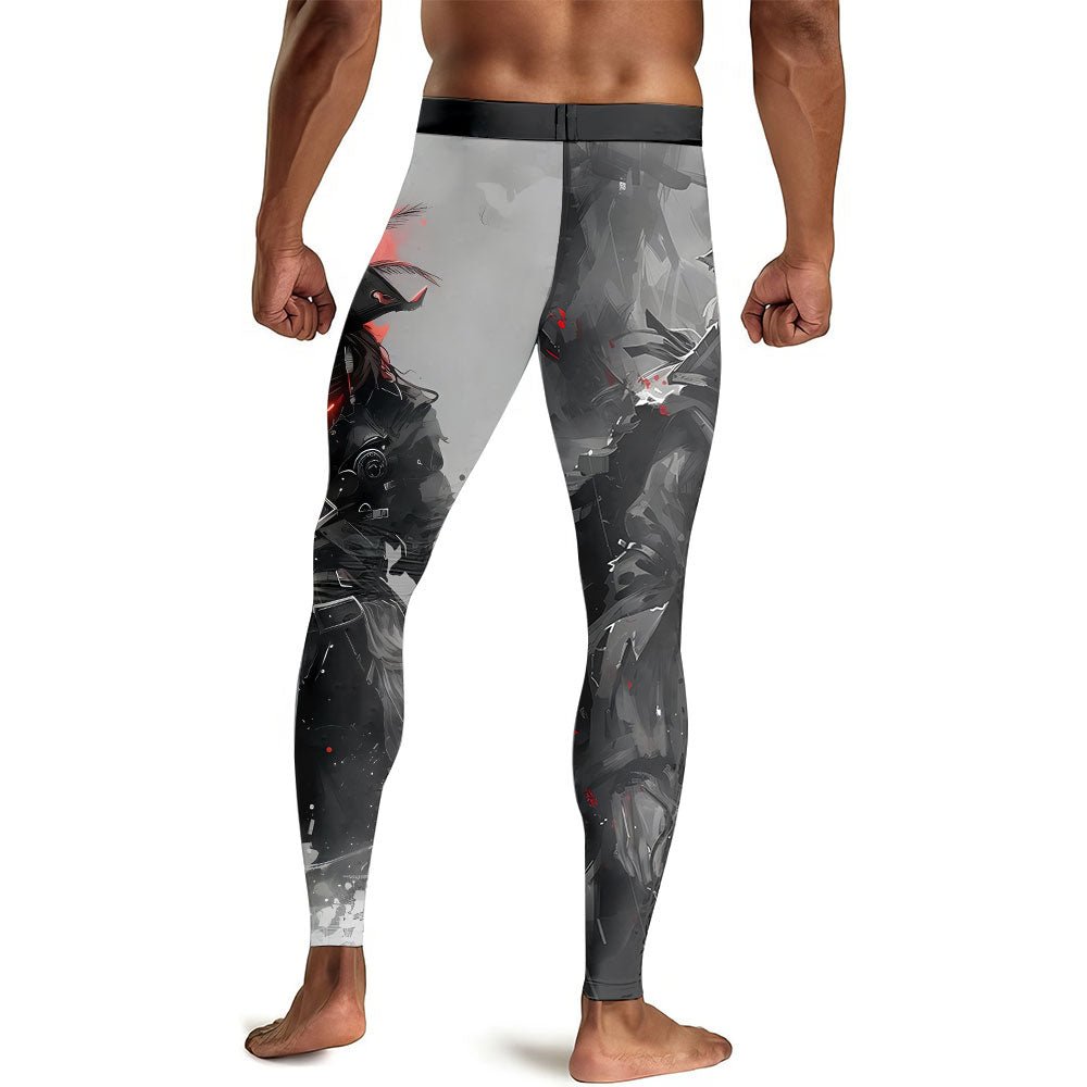 Shadow Pirate Caribbean Men's Compression Leggings - BattleFitGear