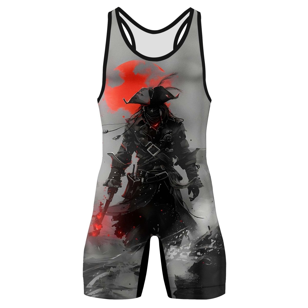 Shadow Pirate Caribbean Wrestling Singlets - BattleFitGear