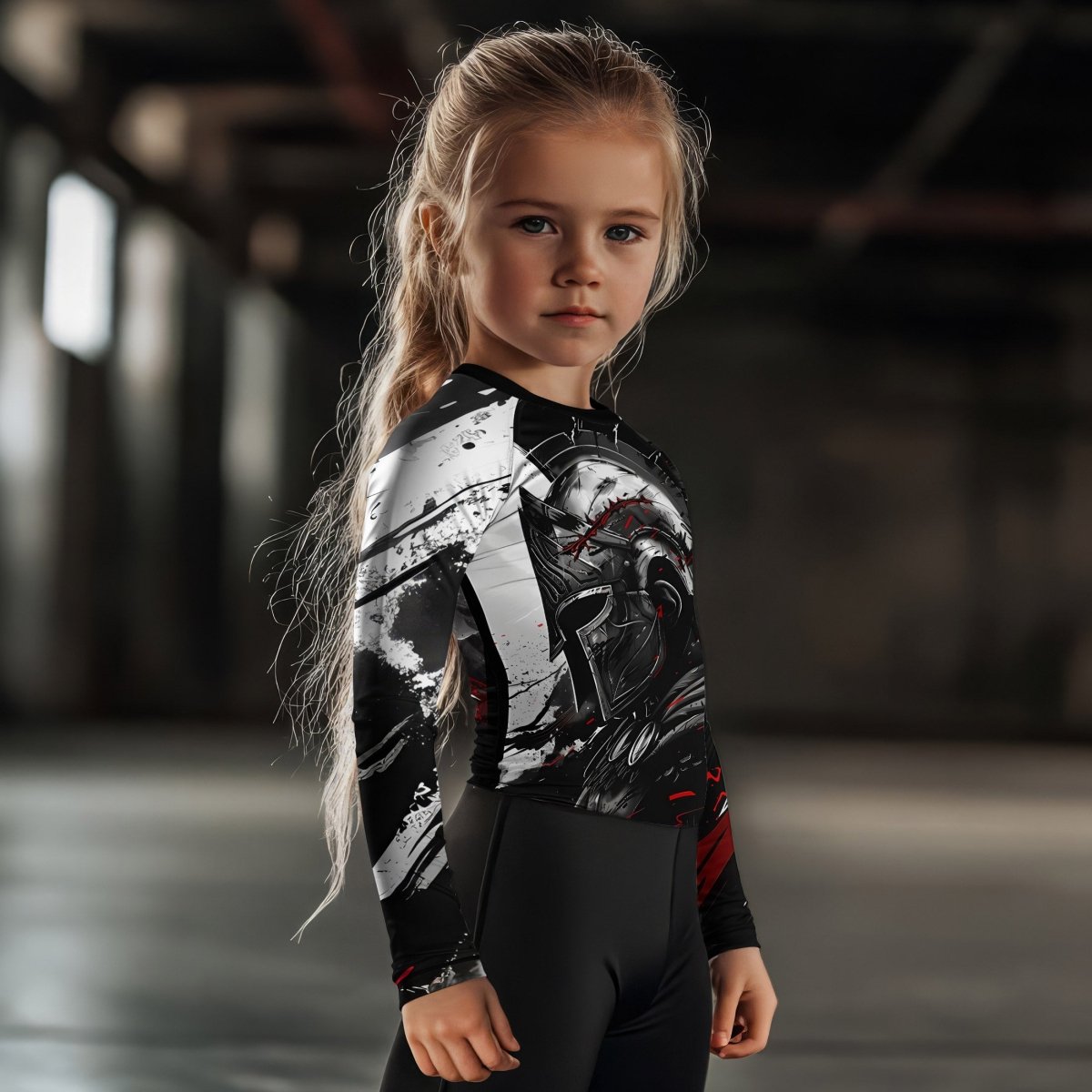 Spartan Warrior Soul Kids Rash Guard - BattleFitGear