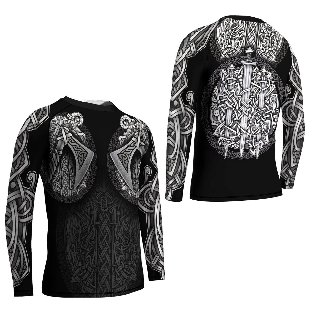 Sword & Shield Viking Kids Rash Guard - BattleFitGear