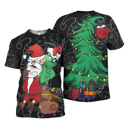 Grinch Christmas T-shirt - BattleFitGear