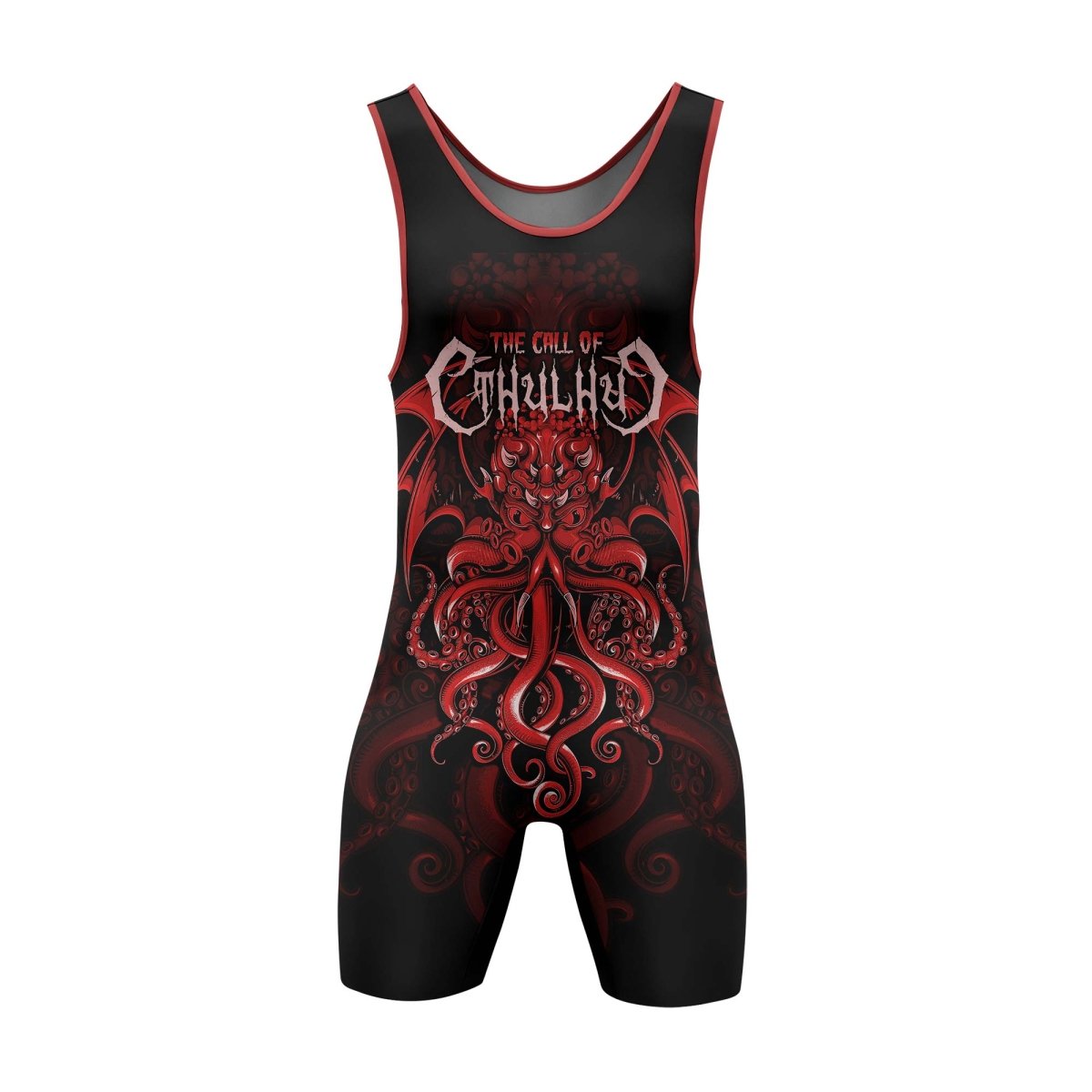 The Call Of Cthulhu RED Wrestling Singlets - BattleFitGear