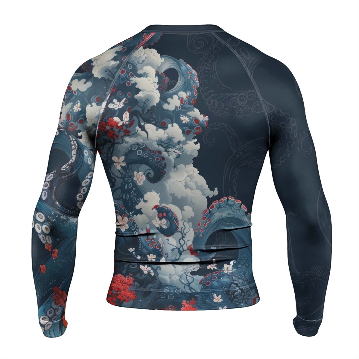 The Kraken's Garden Men's Long Sleeve Rash Guard - BattleFitGear