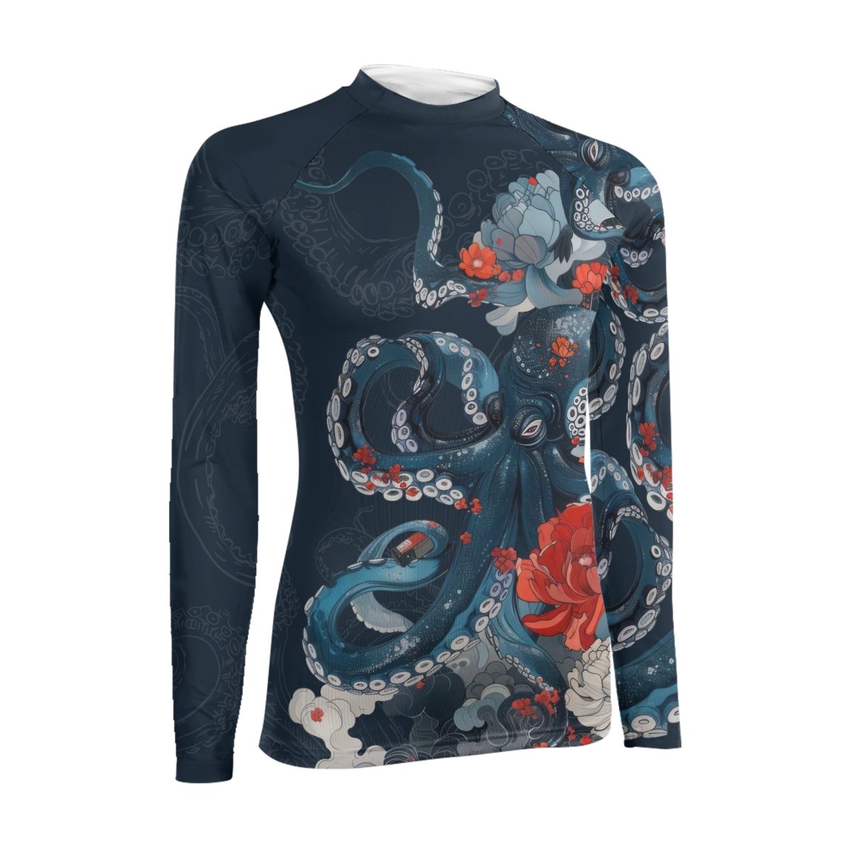 The Kraken's Garden Women's Long Sleeve Rash Guard - BattleFitGear