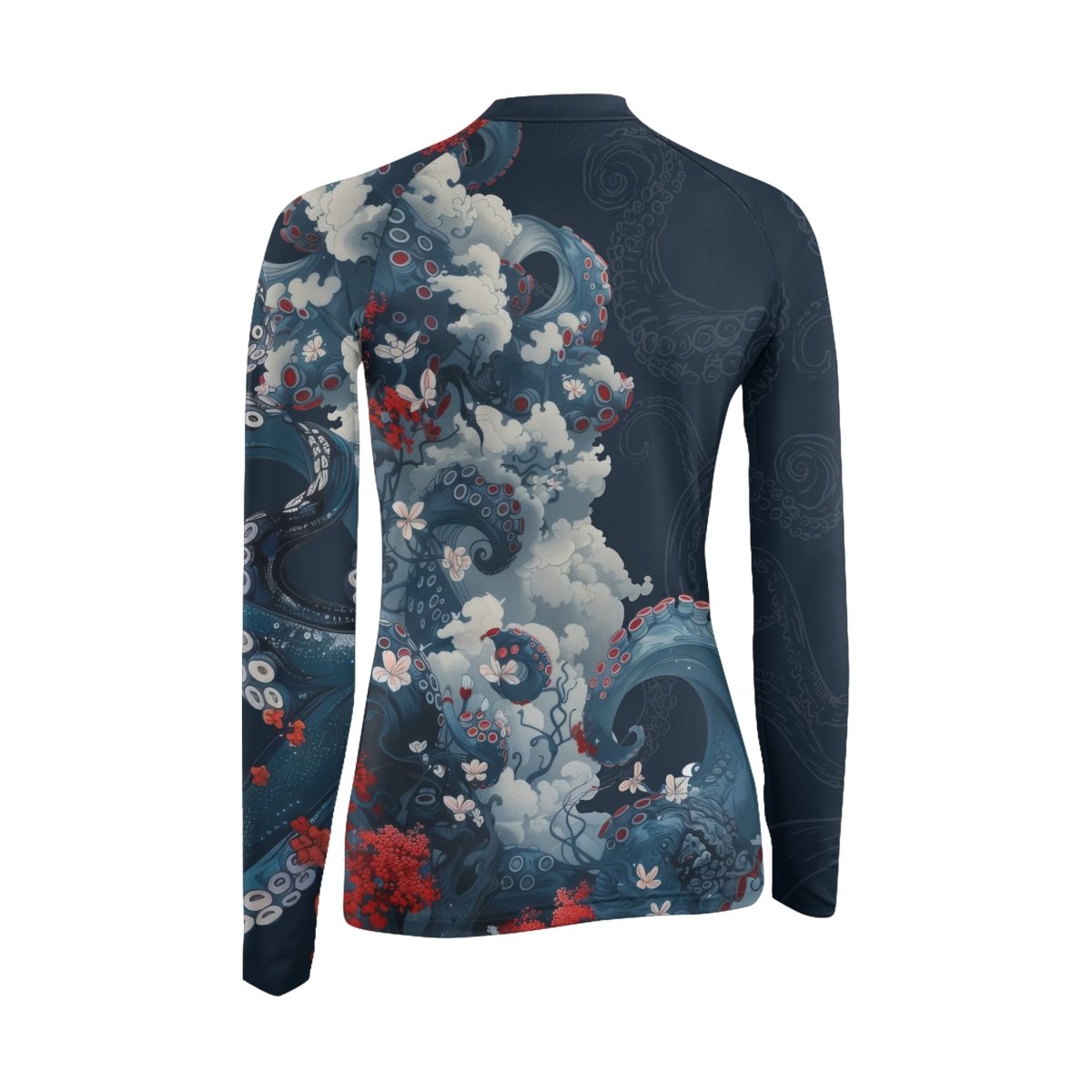 The Kraken's Garden Women's Long Sleeve Rash Guard - BattleFitGear