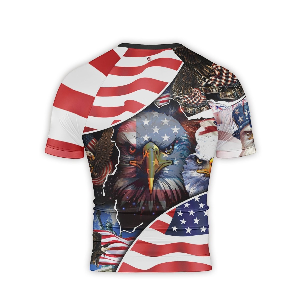 These Colors Don't Run Men's Short Sleeve Rash Guard - BattleFitGear