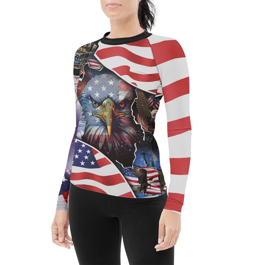 These Colors Don't Run Women's Long Sleeve Rash Guard - BattleFitGear