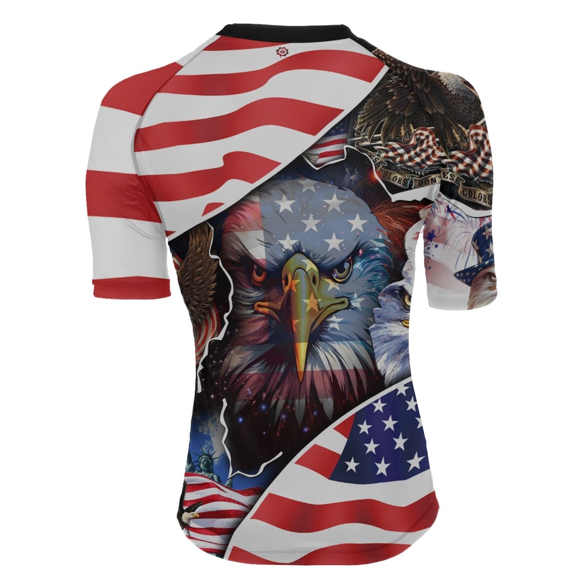 These Colors Don't Run Women's Short Sleeve Rash Guard - BattleFitGear