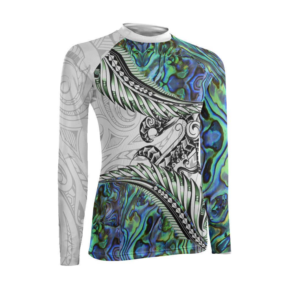 Tribal Maori Tattoo Women's Long Sleeve Rash Guard - BattleFitGear