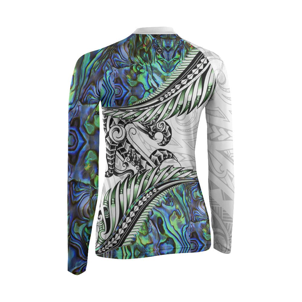 Tribal Maori Tattoo Women's Long Sleeve Rash Guard - BattleFitGear