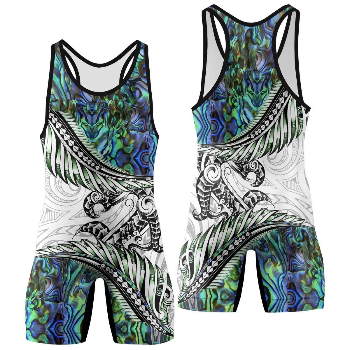 Tribal Maori Tattoo Wrestling Singlets - BattleFitGear