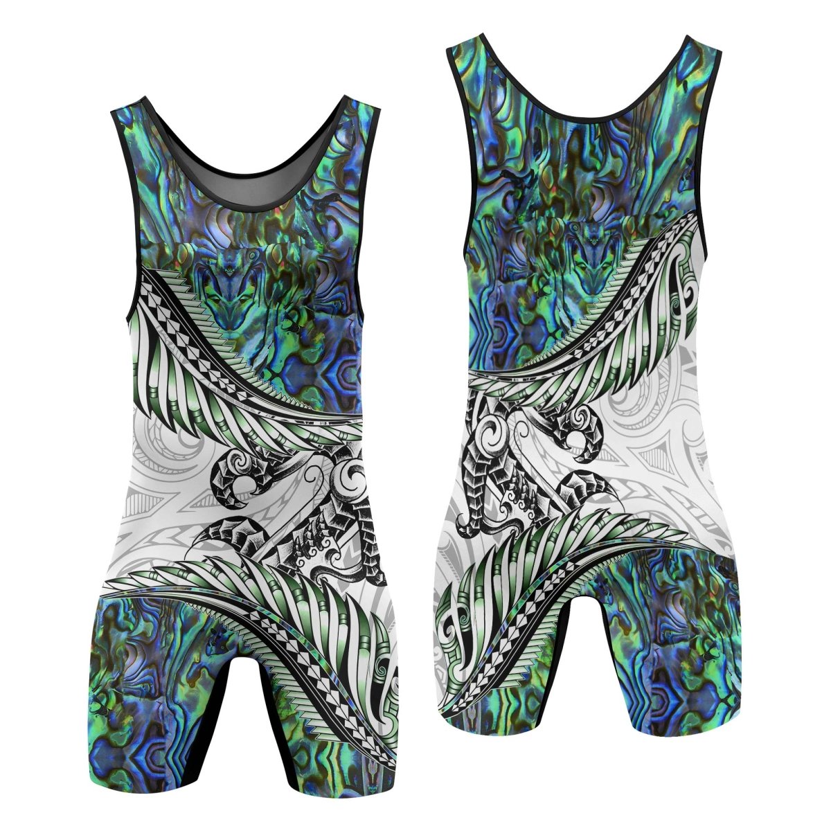 Tribal Maori Tattoo Wrestling Singlets - BattleFitGear