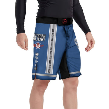 USA Air Force Veteran Military Fight Shorts - BattleFitGear