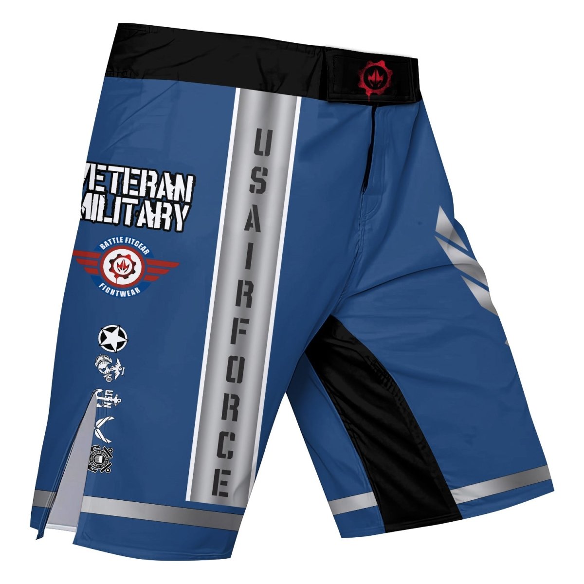 USA Air Force Veteran Military Fight Shorts - BattleFitGear