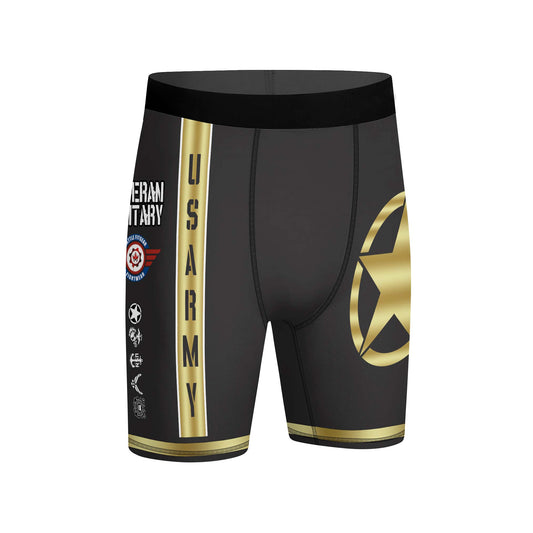 USA Army Veteran Compression Shorts