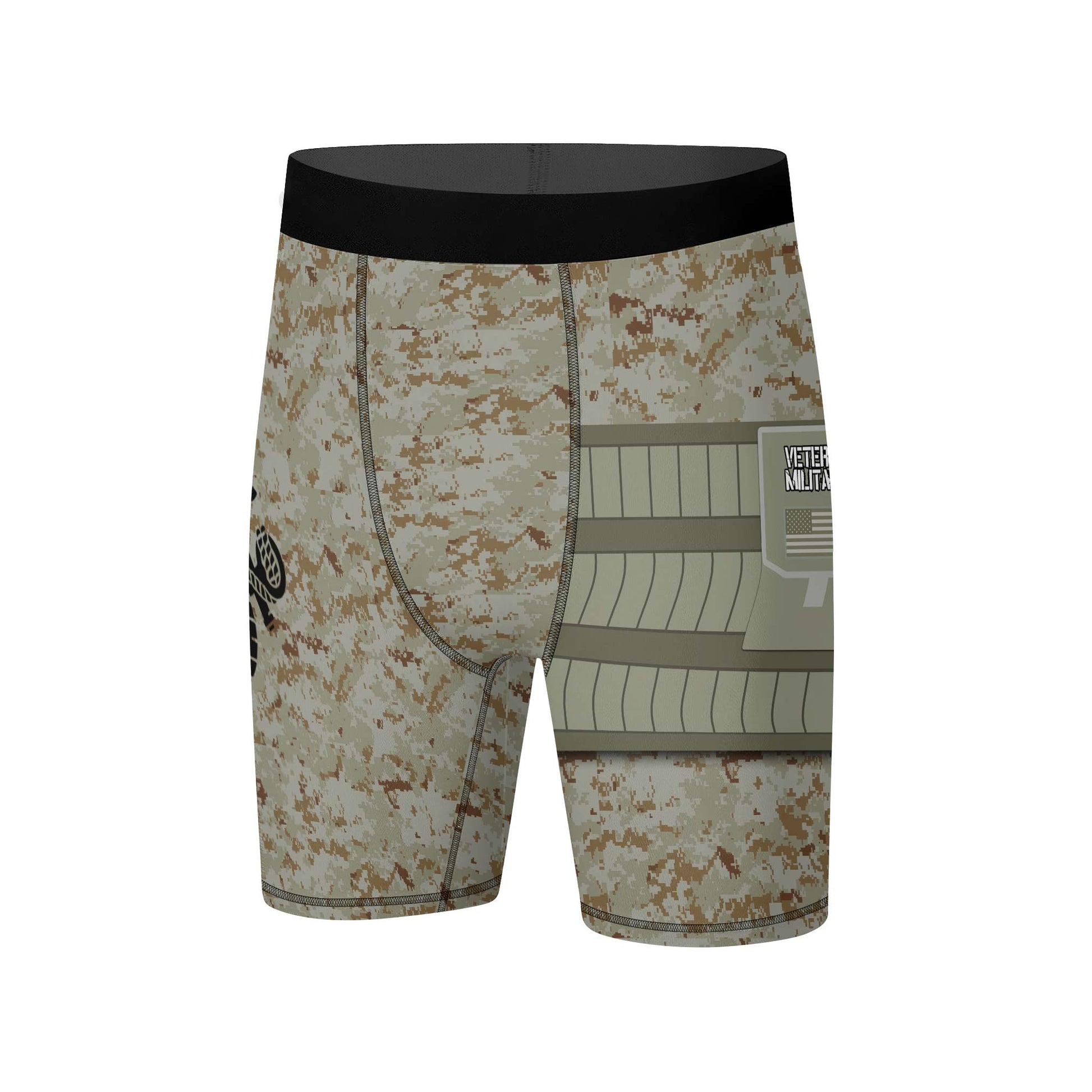 USA Marine Corp Veteran Compression Shorts