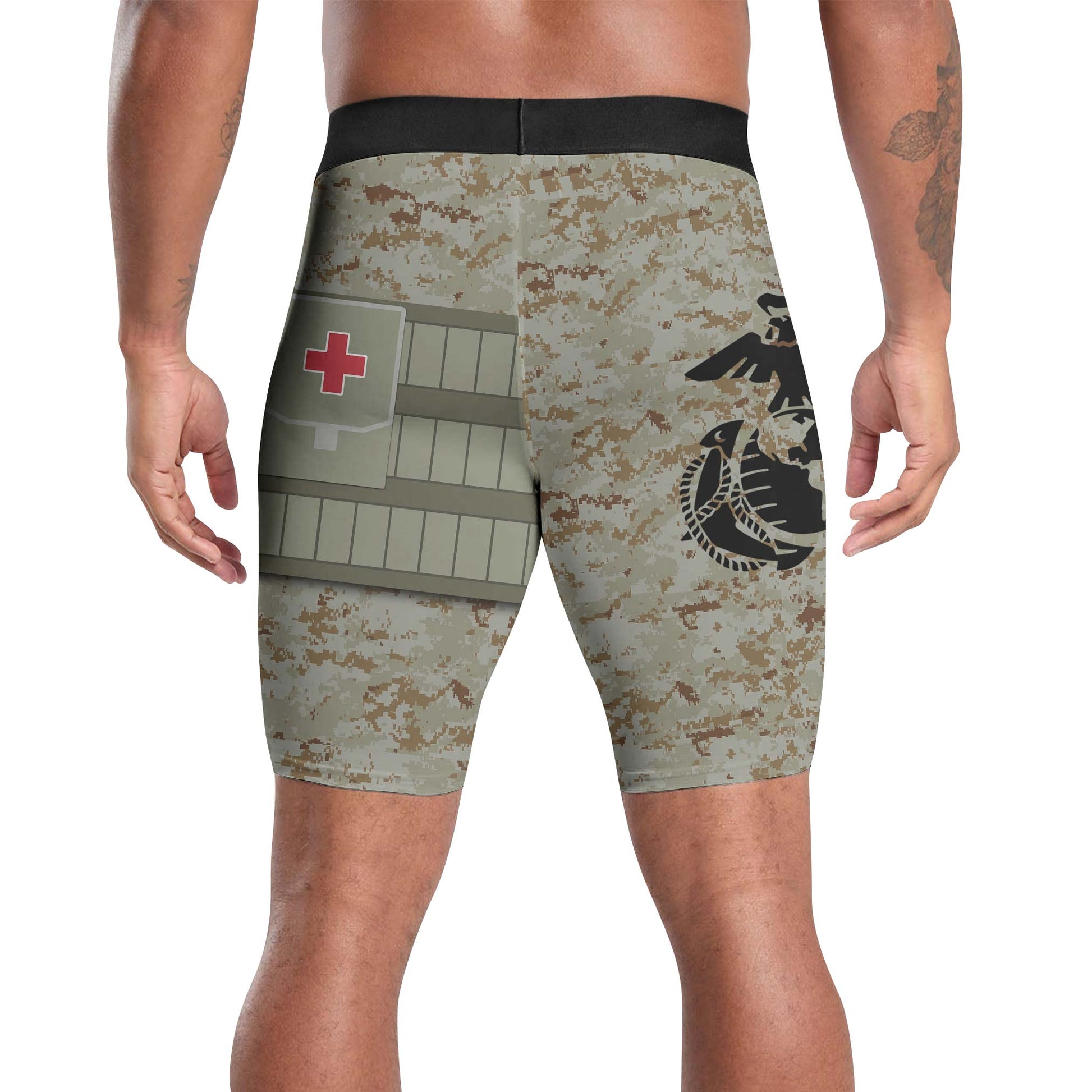 USA Marine Corp Veteran Compression Shorts