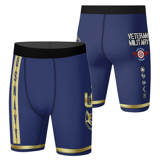 USA Navy Veteran Compression Shorts