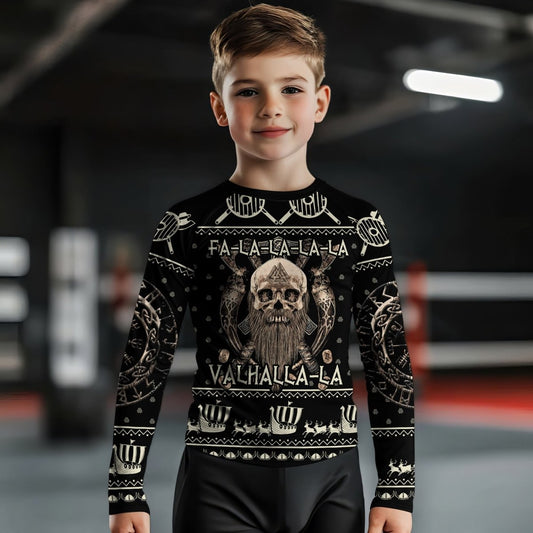 Valhalla Falalala Kids Rash Guard - BattleFitGear
